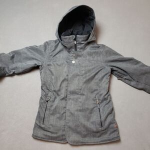 Women’s Burton Dry Ride jacket WB Jet Set JK Gray EUC SIZE S